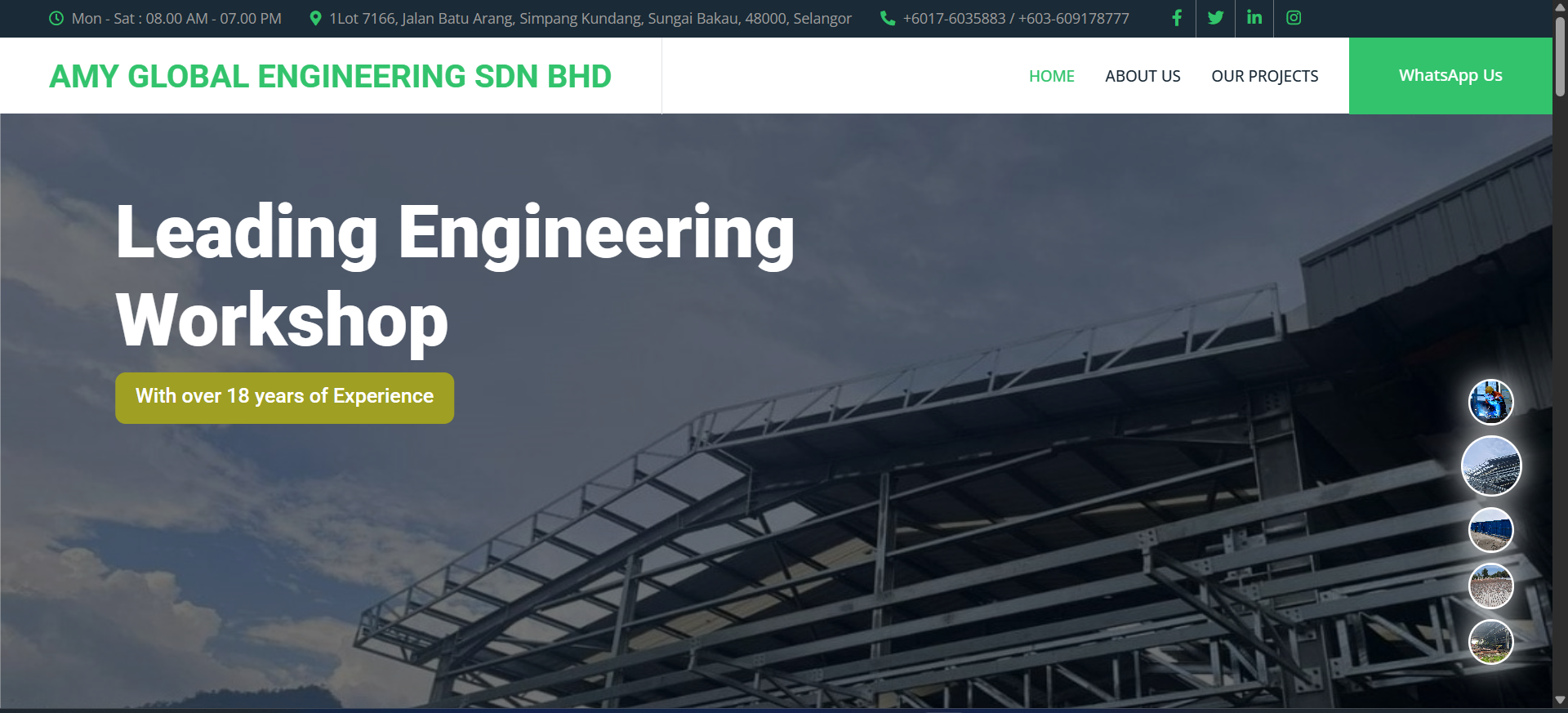 Amy Global — Malaysian Engineering Company